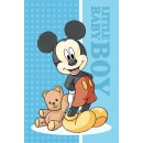 Πετσέτα Προσώπου Disney Dimcol Mickey 01 Σιέλ 40 x 60 cm