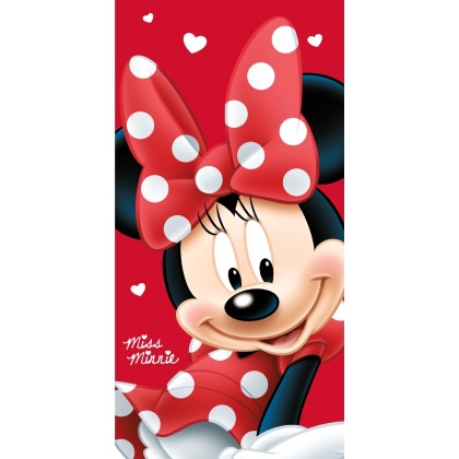 Παιδική Πετσέτα Θαλάσσης Βελουτέ Disney Minnie 04 70 x 140 cm Di