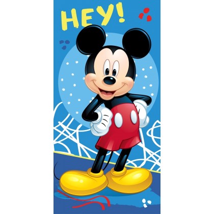 Παιδική Πετσέτα Θαλάσσης Βελουτέ Disney Mickey 08 70 x 140 cm Di