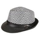 Ανδρικό Καπέλο Καβουράκι Ψάθινο με print και διακοσμητικό ζωνάκι