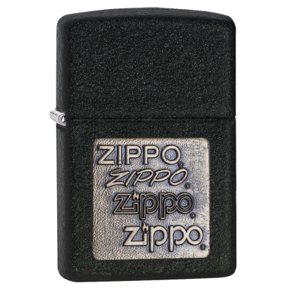 ΑΝΑΠΤΗΡΑΣ ΓΝΗΣΙΟΣ ZIPPO USA Black Crackle Gold Zippo Logo TSA.10
