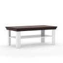 Τραπέζι Σαλονιού Lavenda 125x65 Λευκό Pine-Wenge TO-TABLE120