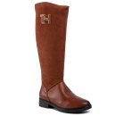 Tommy Hilfiger Essential Suede Longboot FW0FW04322 202 Ginger Br