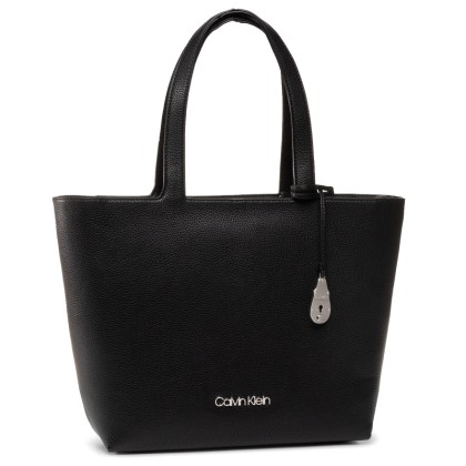 Calvin Klein Neat Shopper Md K60K606487 BAX Black (Μαύρο)