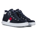 Tommy Hilfiger High Top Lace Up Sneaker T3B4-30925 1031 800 Blue
