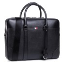 Tommy Hilfiger Business Leather Slim Comp Bag AM0AM06462 BDS Bla