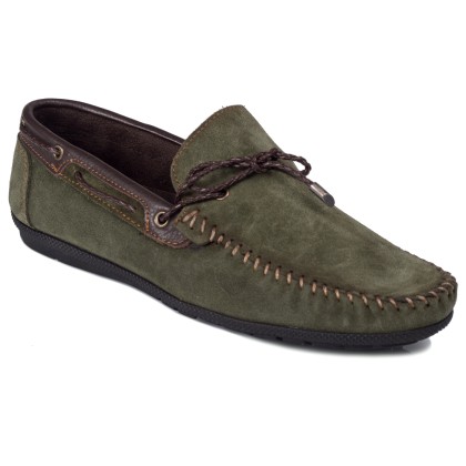 Apostolidis Shoes Moccasins 390101 Green (Πράσινο)