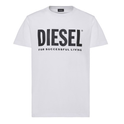 Diesel T-Diego Logo T-Shirt 00SXED-0AAXJ-100 White (Λευκό)