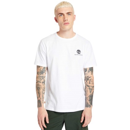 Timberland SS Arch Back Wwes Tee A2FFB 100 White (Λευκό)