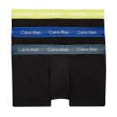 Calvin Klein 3 Pack Low Rise Cotton Stretch Trunks U2664G MC0 B-