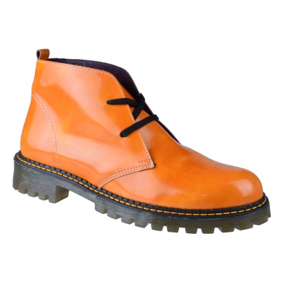 Μποτακια Apostolidis Shoes KA/70 Πορτοκαλι (Πορτοκαλί)
