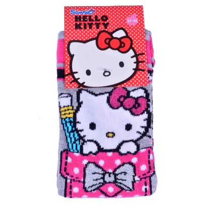 Παιδικες Καλτσες Hello Kitty Hk3471 Γκρι (Γκρι)