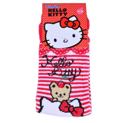 Παιδικες Καλτσες Hello Kitty Hk3471 Κοκκινο (Κόκκινο)
