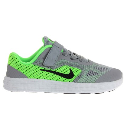 Nike Revolution 3 (TDV) (Γκρι/Πράσινο)
