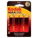 Μπαταρίες Kodak MAX alkaline D Πακέτο 2 Τεμαχίων 30952058