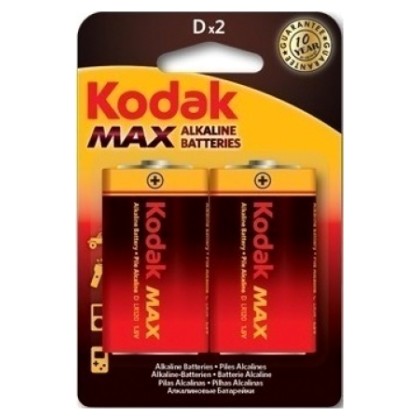 Μπαταρίες Kodak MAX alkaline D Πακέτο 2 Τεμαχίων 30952058