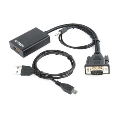 ΑΝΤΑΠΤΟΡΑΣ CABLEXPERT VGA to HDMI, 0.15m - GM-VGA-HDMI