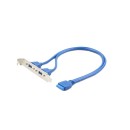 CABLEXPERT DUAL USB 3.0 RECEPTACLE ON BRACKET - GM-USB3REC