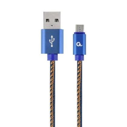 ΚΑΛΩΔΙΟ ΕΠΕΝΔΥΣΗ JEANS USB MICRO-USB 1M - GM-JEANSM