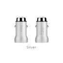 HOCO Z4 SINGLE PORT USB CAR CHARGER, QUICK CHARGE 2.0, ΑΣΗΜΙ - H