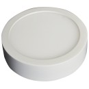 LED Εξωτερικό Πάνελ mini premium slim 6W στρογγυλό Θερμό Λευκό 4