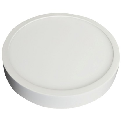 LED Εξωτερικό Πάνελ mini premium slim 12W στρογγυλό Θερμό Λευκό 