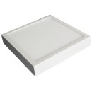 LED Εξωτερικό Πάνελ mini premium slim 12W τετράγωνο Θερμό Λευκό 