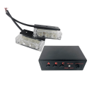 Εξωτερικά Φώτα Αστυνομίας STROBO LED 2x1 6W 10-30V IP65 Αδιάβροχ