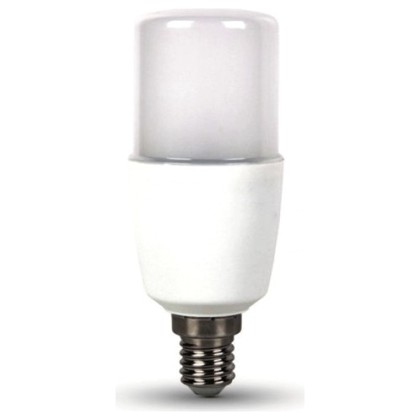 LED Λάμπα V-TAC 9W E14 T37 Plastic Θερμό Λευκό 2700K 7173