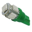 Λαμπτήρας LED T10 με 5 SMD 5050 Πράσινο GloboStar 90352