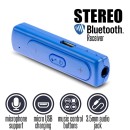 Stereo Bluetooth Πέτου χωρίς ακουστικά Blue