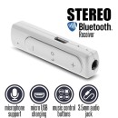 Stereo Bluetooth Πέτου χωρίς ακουστικά White