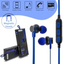 Magnetic BT Headset MS-T1 Blue