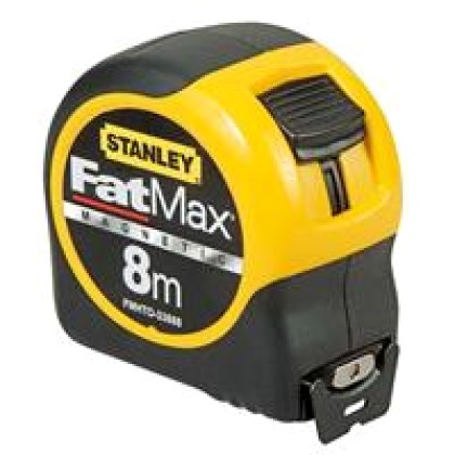 Stanley - Μέτρο μαγνητικό FAT MAX, BLADE ARMOR με πλαστική λάμα 