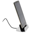 Docking Station Micro Usb Charge-Data Silver