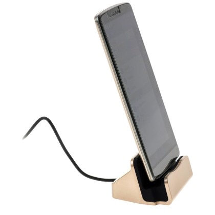 Docking Station Micro Usb Charge-Data Gold