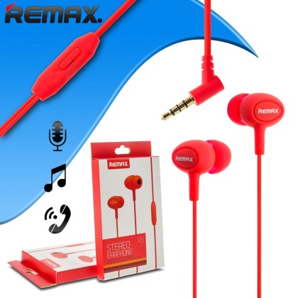 Stereo Hi-Fi Handsfree Remax Red