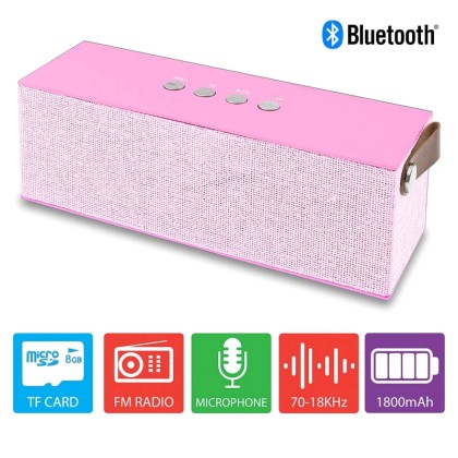 Bluetooth Ηχείο Φορητό Pink SLC-026