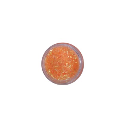 Πορτοκαλί παγιέτες κλωστές διακοσμητικά νυχιών [40502004-4]