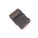 HDMI adapter F/F 90 degree Aculine AD-027