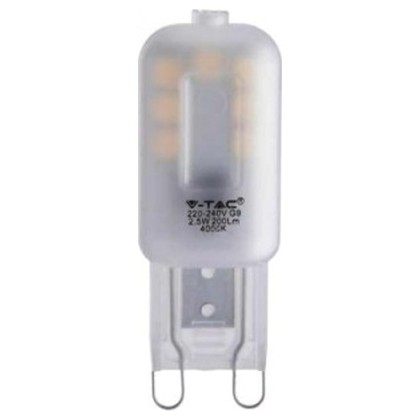 V-TAC LED Λάμπα G9  πλαστικό SAMSUNG CHIP 2,5W  Θερμό Λευκό 243