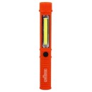 Φακός LED στυλό με μαγνήτη και clip 3W + 1W Πορτοκαλί