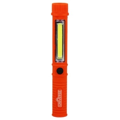 Φακός LED στυλό με μαγνήτη και clip 3W + 1W Πορτοκαλί