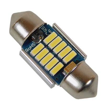 Σωληνωτός LED 31mm Can Bus με 10 SMD 4014 Samsung Chip 24 Volt Ψ