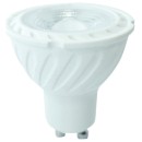 LED VTAC Spot GU10 6.5W SAMSUNG CHIP Plastic 38°  Θερμό Λευκό Di