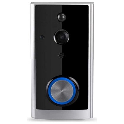 V-TAC Smart WiFi Κουδούνι- Κάμερα με αμφίδρομο ήχο Μαύρο 8355