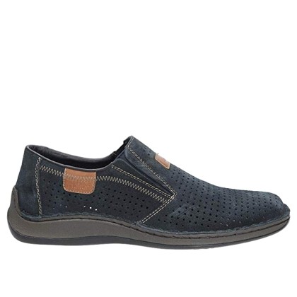 Ανδρικά ανατομικά παπούτσια  Rieker - Μπλε (rieker-05265-14)