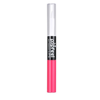 Popfeel Matte & Shiny Διπλό Lip Gloss  (11295) #LH01