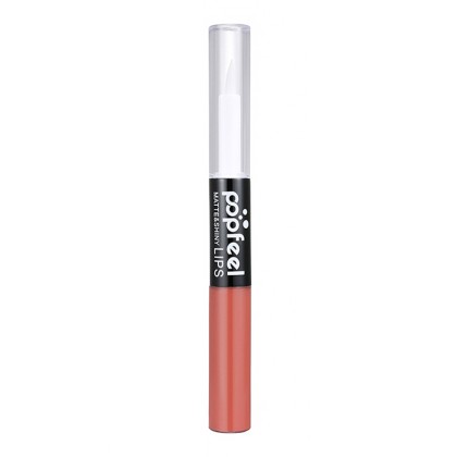 Popfeel Matte & Shiny Διπλό Lip Gloss  (11295) #LH11