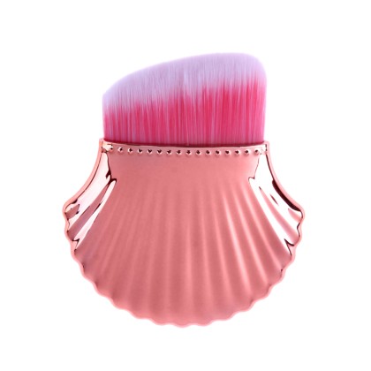Πολυχρηστικό Πινέλο σε Σχήμα Κοχυλιού (Beauty 10762) Λοξό Ροζ